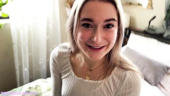 Petite stepdaughter takes big black cock creampie