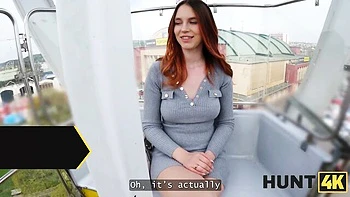 Hunt4k pegação na rua: peitos naturais, anal duro
