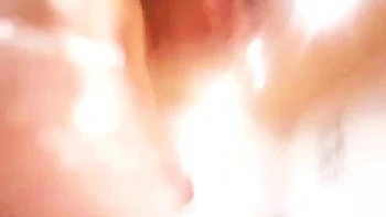 Big-Tit Brunette Masturbates with Dildo on Cam