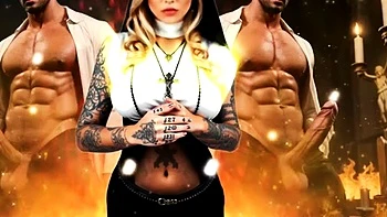 Верховная жрица Малвория владеет большим членом