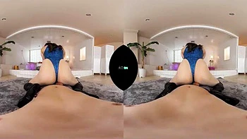 Asiatica japonesa cowgirl folla y chupa polla POV 3D femdom