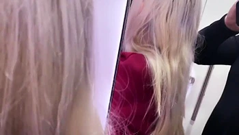 Blonde Milf Fucked Public Doggy Blowjob