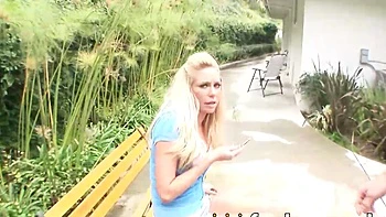 Blonde Babe Gets Rough Fucking, Ends Covered in Cum