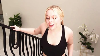 Haley Spades Gets Double Facials Outdoors