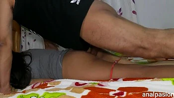 Hot Latina Wife Roughly Fucked and Filled with Anal Creampie