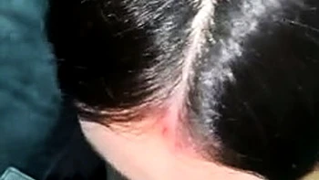 Pamela Ferrer bläst Schwanz und bekommt Sperma im Gesicht POV