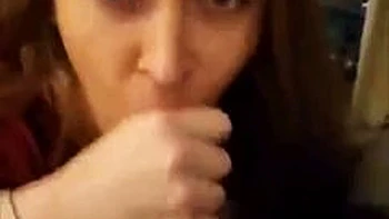 Follada dura con tetas grandes y polla enorme