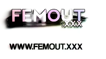 Trans Nympho Masturbates in Jean Lingerie