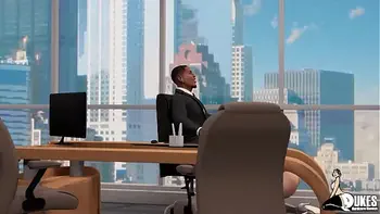 A boss has his secretary, and BBC's destroy lots of booty