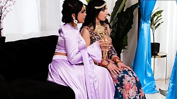Hot Indian Brunettes Fingering, Licking, Threesome Orgasms