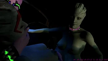 Futa aux gros seins et cul 3D Hentai