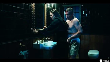 Brunette Babe Frozen by Time Stop for Owner's Freeuse Fuck