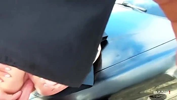 Skylar Snow Fucked Outdoor in Fetish Uniform