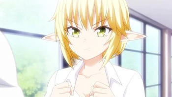 Enjo Kouhai эпизод 07: большая грудь блондинки на публике