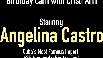 Angelina Castro and Cristi Ann’s big tits and ass gangbang