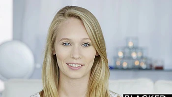 Two blondes share big cock in wild interracial doggystyle