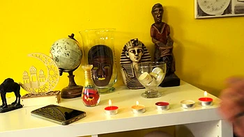 Black niqab babe in heels gets hardcore doggy and blowjob