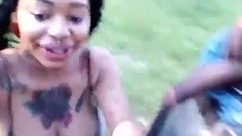 Любительский минет на большие сиськи