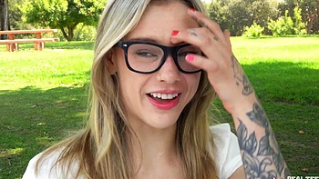 Shawn Alff fucks tattooed blonde Dylan Moore in raw POV