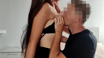 Picked up a girl in a club and brought her to my house to suck nipples