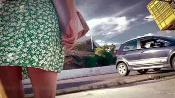 Mexican Teen Waiting for her Boyfriend at restaurant - MONEY for SEX