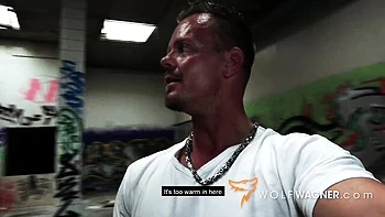 Dirty Priscilla and Mom Fuck Outside with Big Cock