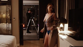 Two Cute Babes Riding and Having Fun on the Sofa