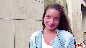 Hot 18+ German Teen Anita B Pushed to Anal Fuck