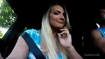 Blonde Babe Sucks Deep Cock with Blowjob