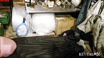 Spanked submissive BBW slut fisting pussy