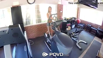 Jill Kassidy Fucked Hard During Gym Double DP