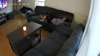 Hubbys away so the wife will play hidden cam