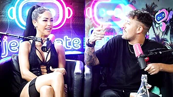 Pregnant Alina Lopez Sucks Cock and Titfucks Tattooed Babe