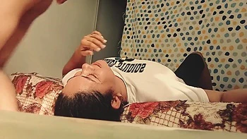 Mature Brunette Sucks Deep Dick Deliciously