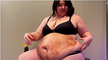 Hot Feedee BBW Fetish Bondage Compilation