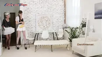 Anal creampies for Freya and Cindy