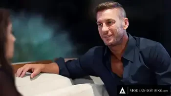 MODERN-DAY SINS - Handsome DILF Takes Cute Teen's Anal Virginity! RISKY CREAMPIE!