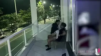 BUSTED! Public Sex on Balcony Caught by Police