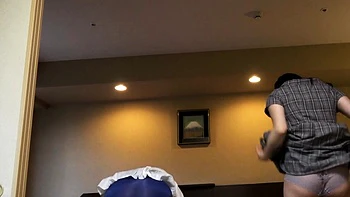 Tiny-Titted Asian Teen Lesbians Pounded by Doc