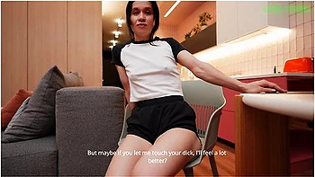 Horny Lana Sucks Trainer's Big Cock for Rough Anal