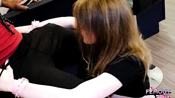 Hypnotic Trans Chick Fucked Raw in Reverse Cowgirl