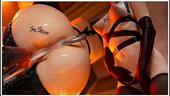 Submissive Girl Tied with Anal Hook for Rough Bdsm Creampie