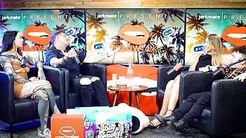 Blonde Pornstars Lily & Willow Blowjob Reality Talk