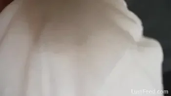 Innocent new teen Ann Joy's amateur sex tape - she uses a sex toy while she fucks and gets a creampie