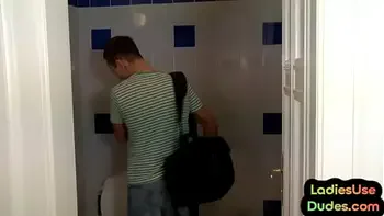 CFNM femdom amateur teens peg male asshole with sex toys