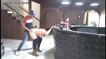 Spycam:husband cheats on wife and gets caught and turns in to a fight