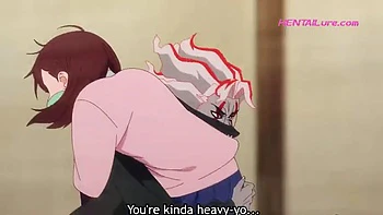 Hot MILF Moans in Dandadan HENTAI Parody While Getting Fucked  Creampied Hard