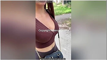 Cum Walk - I Walk With A Face Full Of Cum In The Street After Taking 4 Facials