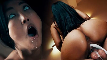 Parasites action with ravishing Tommy Gold and Emiri Momota from Parasited