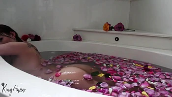 Sexy Big Tit Babe Teases You In The Bath